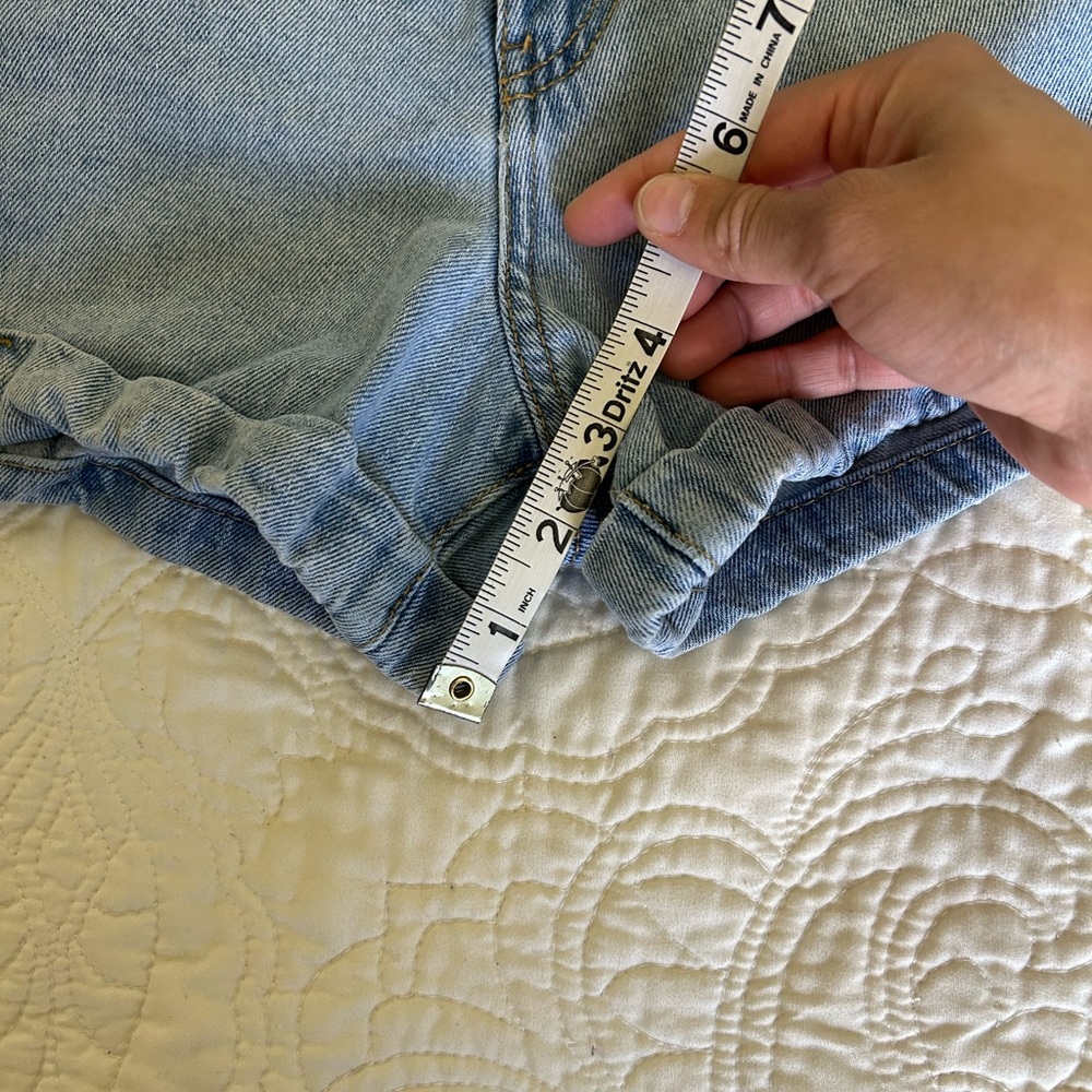 Forever 21 Blue Jean Shorts - Picture 5 of 6